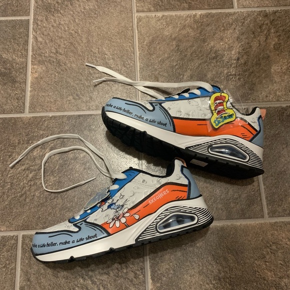 Skechers X Dr Suess Womens Shoes White 